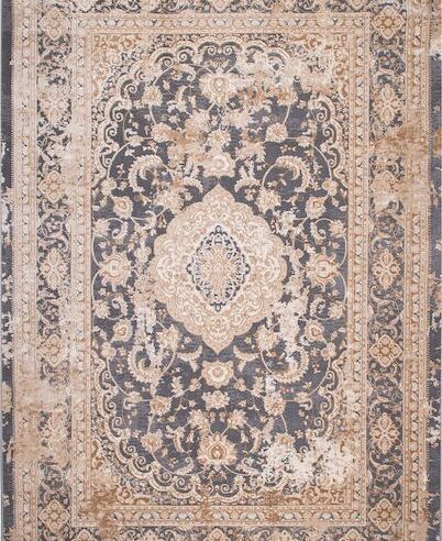 ΧΑΛΙ VELVET 2222/Grey Beige - 160cm x 230cm