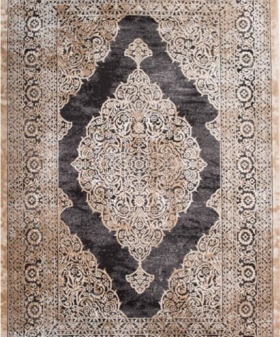 ΧΑΛΙ VELVET 6185/Anthracite Beige - 160cm x 230cm