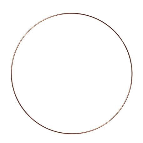 Beauty Home ΜΕΤΑΛΛΙΚΟΣ ΚΥΚΛΟΣ ΡΟΖ ΧΡΥΣΟ 40 CM