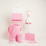 Beauty Home ΣΕΤ ΒΑΠΤΙΣΗΣ ΜΟΝΟΧΡΩΜΟ PREMIUM ΡΟΖ