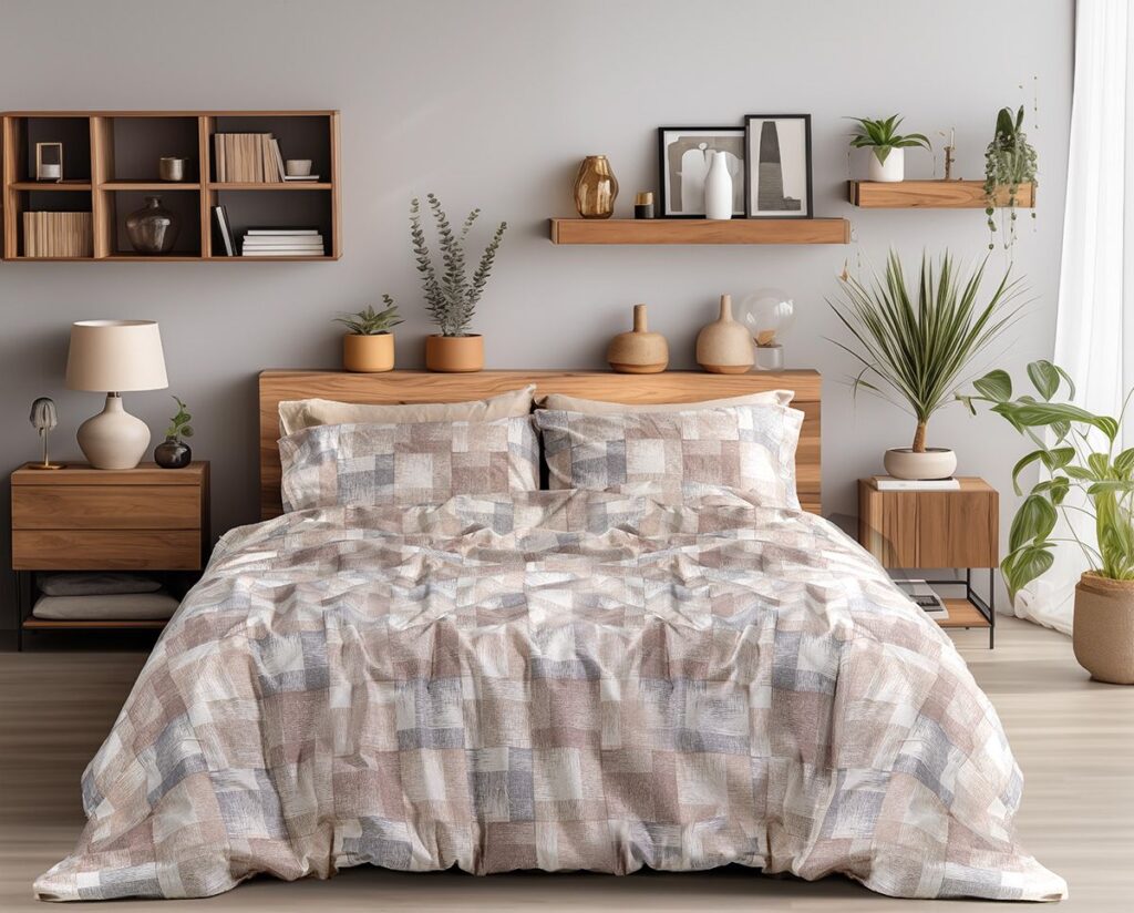 Beauty Home Σετ σεντόνια φανελένια υπέρδιπλα με λάστιχο Renoir Art 12338 170x200+32 Μπεζ