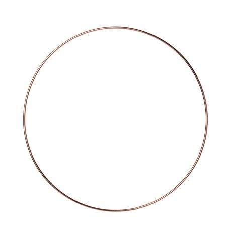 Beauty Home ΜΕΤΑΛΛΙΚΟΣ ΚΥΚΛΟΣ ΡΟΖ ΧΡΥΣΟ 30 CM