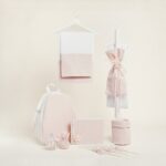 Beauty Home ΣΕΤ ΒΑΠΤΙΣΗΣ ΡΟΖ ΧΡΥΣΟ LUREX