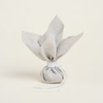 Beauty Home ΜΑΝΤΗΛΙ 27 x 27 cm ΓΚΡΙ ΑΣΗΜΙ LUREX