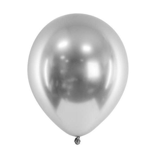 Beauty Home ΜΠΑΛΟΝΙΑ GLOSSY ΑΣΗΜΙ 30 CM  10 TEM