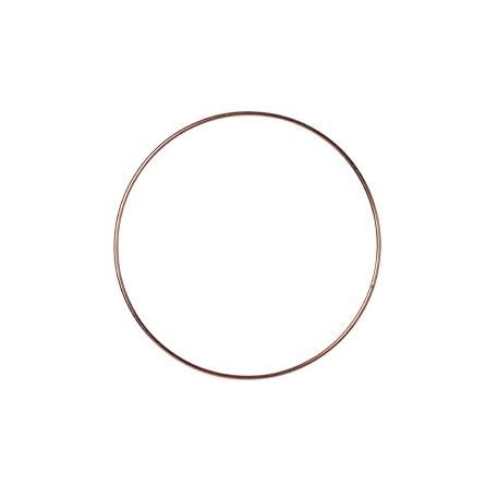 Beauty Home ΜΕΤΑΛΛΙΚΟΣ ΚΥΚΛΟΣ ΡΟΖ ΧΡΥΣΟ 20 CM