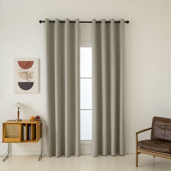 Beauty Home Ύφασμα κουρτίνας με το μέτρο Full Blackout σκίασης Total Art 8446 Φ280 Άμμου