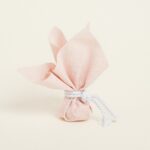 Beauty Home ΜΑΝΤΗΛΙ 27 x 27 cm ΡΟΖ ΜΕ ΧΡΥΣΟ LUREX