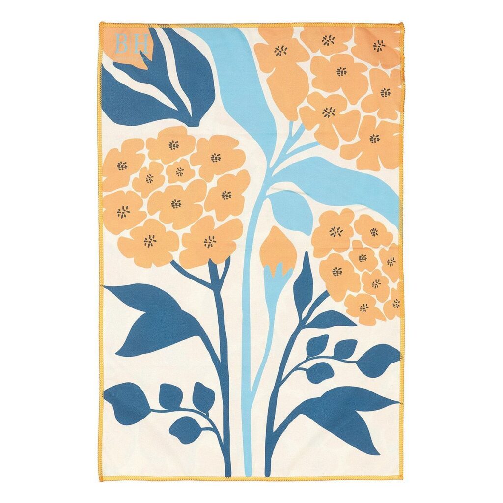 Beauty Home Πετσέτα κουζίνας διπλής όψης Microfiber Art 8658 40x60 Μπλε