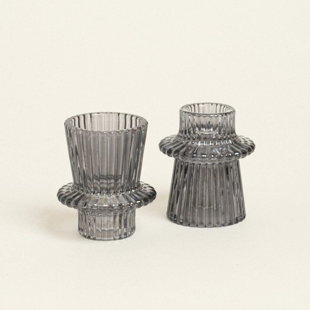 Beauty Home ΚΗΡΟΠΗΓΙΟ ΔΙΠΛΗΣ ΟΨΗΣ 6 x 7 cm ΓΚΡΙ