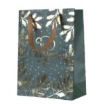 Beauty Home Χριστουγεννιάτικη Τσάντα Χάρτινη  Merry Christmas 10cm x 26cm x 32cm