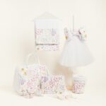 Beauty Home ΣΕΤ ΒΑΠΤΙΣΗΣ ΠΟΠΛΙΝΑ ΑΝΘΗ ΣΕ ΛΙΛΑ ΑΠΟΧΡΩΣΕΙΣ