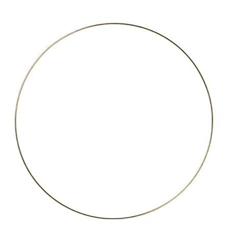 Beauty Home ΜΕΤΑΛΛΙΚΟΣ ΚΥΚΛΟΣ ΧΡΥΣΟΣ 40 CM