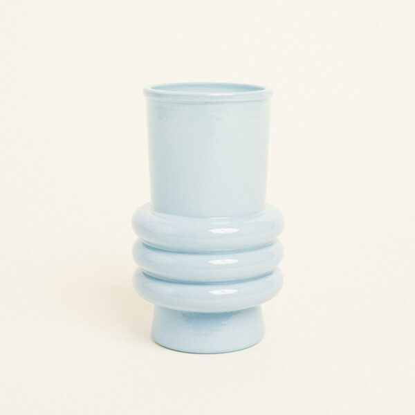 Beauty Home Γυάλινο Βάζο Ελάνη 17 CM