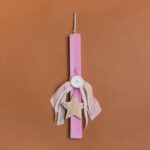 Beauty Home ΛΑΜΠΑΔΑ ΡΟΖ 33cm ΑΣΤΕΡΙ ΣΜΑΛΤΟ ΣΕ ΣΥΣΚΕΥΑΣΙΑ ΔΩΡΟΥ