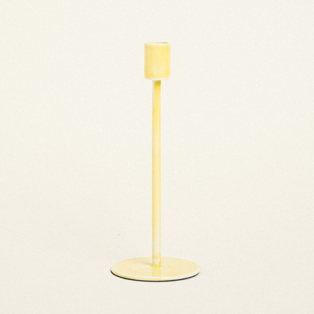 Beauty Home ΜΕΤΑΛΛΙΚΟ ΚΗΡΟΠΗΓΙΟ ΚΙΤΡΙΝΟ 23 cm