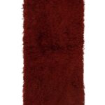 Flokati 51 Red Brown