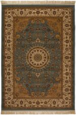 Isfahan 2438A Blue Cream