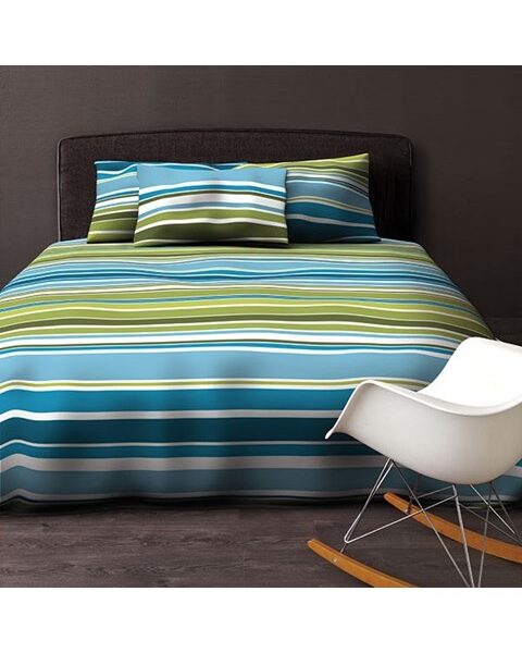 Κουβερλί HOME Gallery Lines Blue Green 604