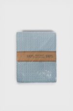 Κουβέρτα ΠΙΚΕ NAF NAF Cotton Waffle Pique Angel Blue - Image 5