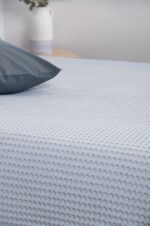 Κουβέρτα ΠΙΚΕ NAF NAF Cotton Waffle Pique Blue