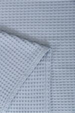 Κουβέρτα ΠΙΚΕ NAF NAF Cotton Waffle Pique Blue - Image 2
