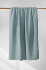 Κουβέρτα ΠΙΚΕ NAF NAF Cotton Waffle Pique Mint - Image 3