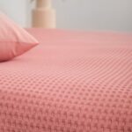 Κουβέρτα ΠΙΚΕ NAF NAF Cotton Waffle Pique Rose