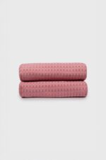 Κουβέρτα ΠΙΚΕ NAF NAF Cotton Waffle Pique Rose - Image 4