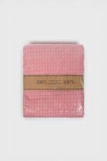 Κουβέρτα ΠΙΚΕ NAF NAF Cotton Waffle Pique Rose - Image 5