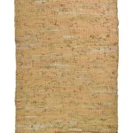Leather Solid Rug Buff