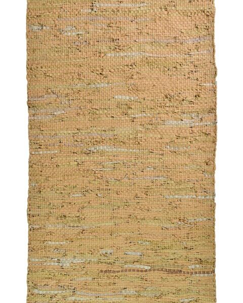 Leather Solid Rug Buff