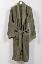Naf Naf Bonjour Bathrobes - Olive Green - Image 3