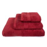 Naf Naf Bonjour Towels - Deep Red
