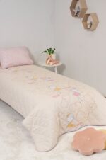 Naf Naf Fairies 353 - Cream Pink Κουβερλί