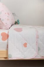 Naf Naf Hearts 352 - White Pink Κουβερλί - Image 3