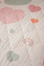Naf Naf Hearts 352 - White Pink Κουβερλί - Image 4