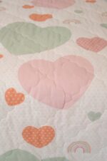 Naf Naf Hearts 352 - White Pink Κουβερλί - Image 5