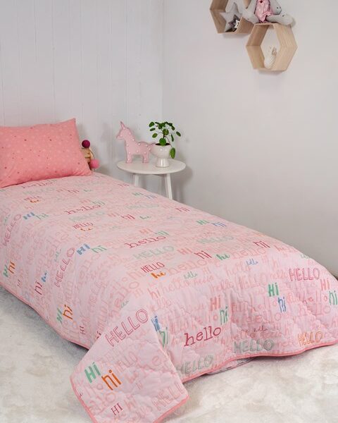 Naf Naf Hello 354 - Pink Κουβερλί