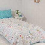 Naf Naf Hello 354 - White Lt Blue Κουβερλί