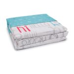 Naf Naf Hello 354 - White Lt Blue Σετ Σεντόνια