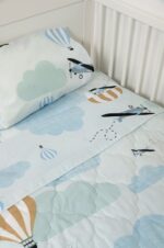 Naf Naf Little Ballons 305 - Blue Κουβερλί - Image 4