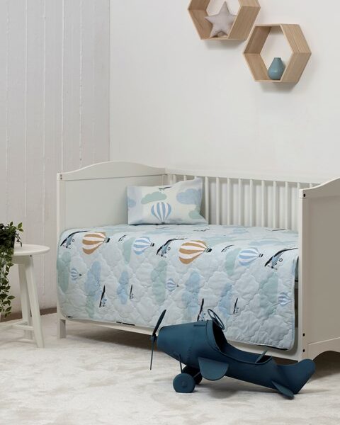 Naf Naf Little Ballons 305 - Blue Κουβερλί