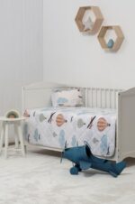 Naf Naf Little Ballons 305 - White Grey Κουβερλί