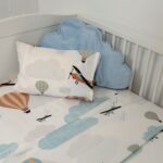 Naf Naf Little Ballons 305 - White Grey Σεντόνια σετ