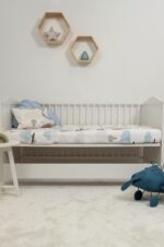 Naf Naf Little Ballons 305 - White Grey Σεντόνια σετ - Image 3