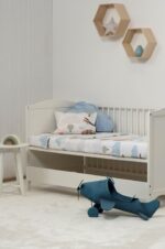 Naf Naf Little Ballons 305 - White Grey Σεντόνια σετ - Image 4