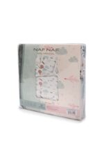 Naf Naf Little Ballons 305 - White Grey Σεντόνια σετ - Image 5