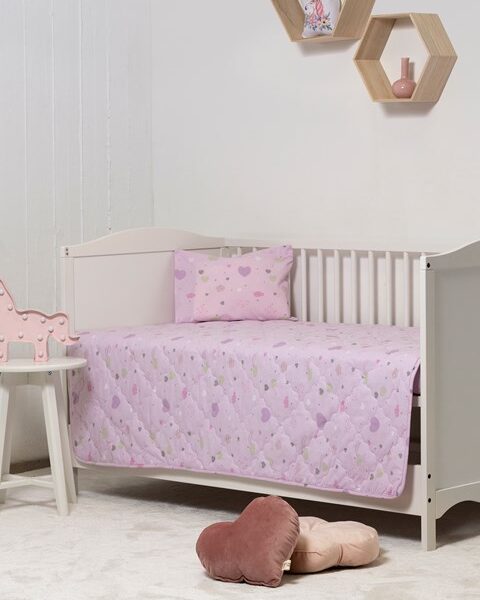 Naf Naf Little Hearts 302 - Lila Κουβερλί