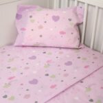 Naf Naf Little Hearts 302 - Lila Σεντόνια σετ